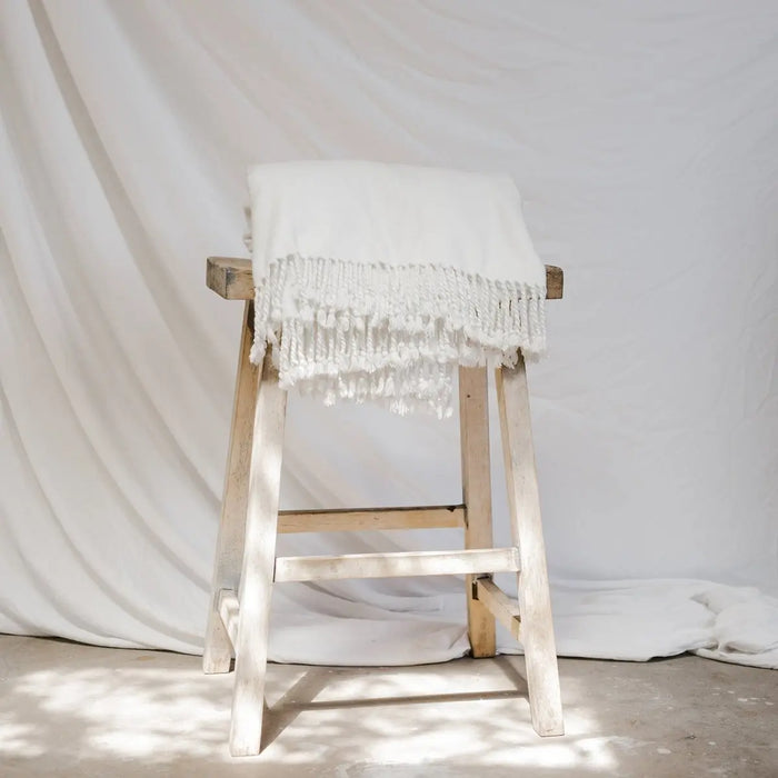 Bamboo Tassel Throw Cozy Earth